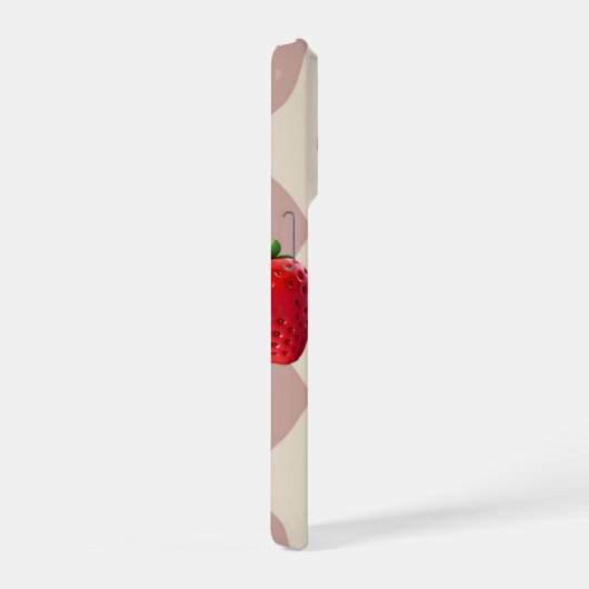 Strawberry Case for iPhone 15 Pro by Case iPhoneケース (右側面)