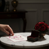 Strawberry Champagne Galentines Day Invitation 招待状