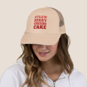 Strawberry Cheesecake Aesthetic Food (dark) キャップ (インサイチュ)