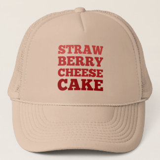 Strawberry Cheesecake Aesthetic Food (dark) キャップ