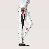 Strawberry Chic – Quirky Fashion Leggings Add a pl レギンス (右)