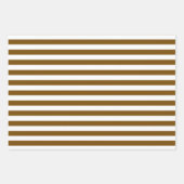 Strawberry Cocoa Stripes  ラッピングペーパーシート (正面3)