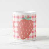 Strawberry 🌸 coffee specialty mug ジャンボコーヒーマグカップ (正面)
