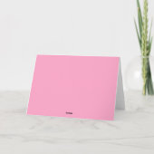Strawberry Congratulations Graduate Name Card カード (裏面)
