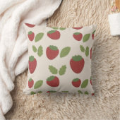 Strawberry Cream Pillow クッション (ブランケット)