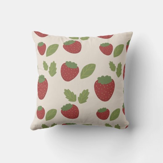 Strawberry Cream Pillow クッション (裏面)