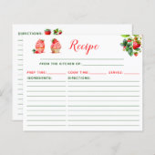 Strawberry Cupcake Recipe (正面/裏面)