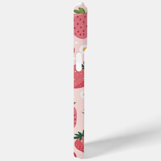 Strawberry Cute Cat Phone Case Kawaii Kitten Case-Mate iPhoneケース (裏面 / 右)