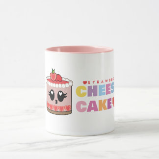 Strawberry cute cheesecake cup  マグカップ