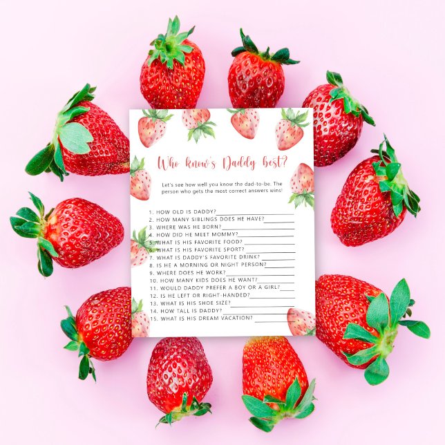 Strawberry - DADDYを知ってるのは誰？ゲーム (クリエイターアップロード済み)