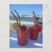 Strawberry Daiquiris, Mykonos，ギリシャ –  ポストカード (正面)