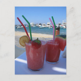 Strawberry Daiquiris, Mykonos，ギリシャ –  ポストカード