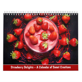 Strawberry Delights – 甘い創造力のカレンダー カレンダー