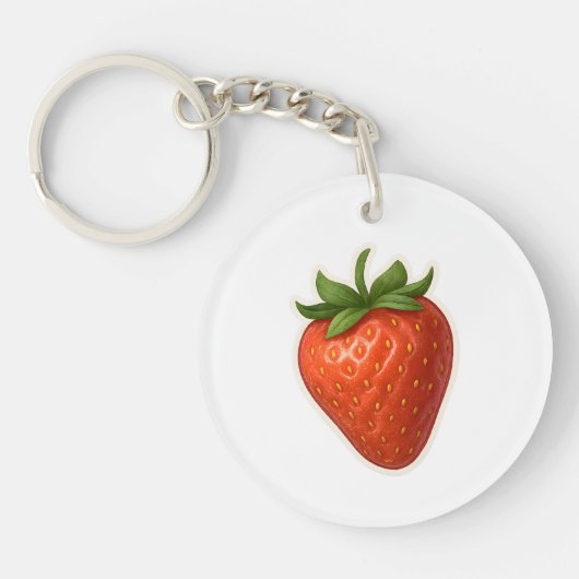 Strawberry Design キーホルダー (正面)