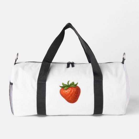 Strawberry Design ダッフルバッグ (裏面)