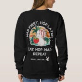 Strawberry Dream Bunny スウェットシャツ (裏面)