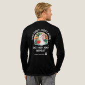 Strawberry Dream Bunny トライブレンドＴシャツ (背面全体)