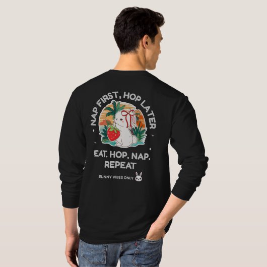 Strawberry Dream Bunny Tシャツ (裏面フル)