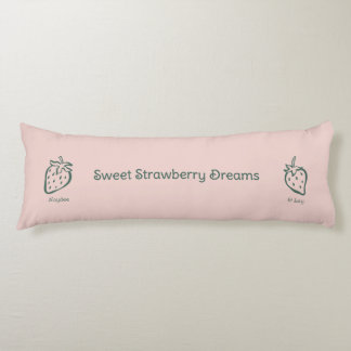 Strawberry dream, Sweet love, Sweet pink fruit ボディピロー