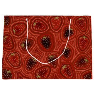 Strawberry Dreams ラージペーパーバッグ