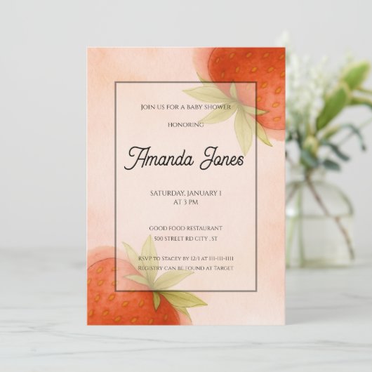 Strawberry Dreams Flat 招待状 (スタンド正面)