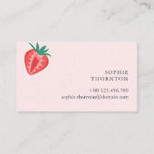 Strawberry elegant  名刺 (裏面)