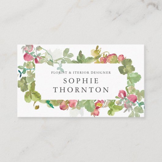 Strawberry elegant  名刺 (正面)