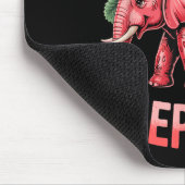 Strawberry Elephant Cute Meme Kids Italian Brainro マウスパッド (コーナー)