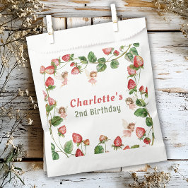 Strawberry enchanted fairy garden birthday  フェイバーバッグ