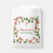 Strawberry enchanted fairy garden birthday フェイバーバッグ (正面)