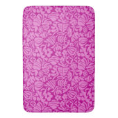 Strawberry Fantasy in pink バスマット (正面縦)