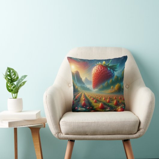 Strawberry Field of Dreams クッション (椅子)