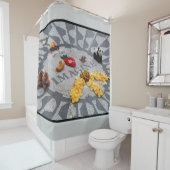 Strawberry Fields想像 Central Park NYC写真 シャワーカーテン (インサイチュ)