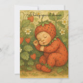Strawberry Fields Baby Digital Download Invitation 招待状 (正面)
