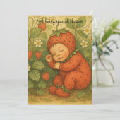 Strawberry Fields Baby Digital Download Invitation 招待状 (スタンド正面)