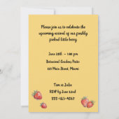 Strawberry Fields Baby Digital Download Invitation 招待状 (裏面)