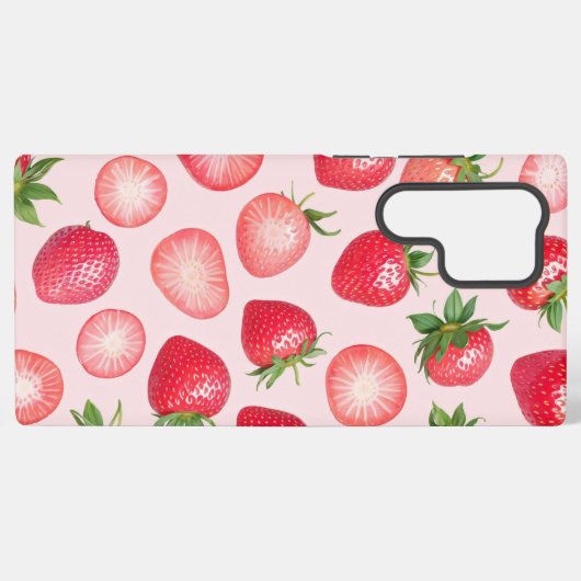 Strawberry Fields Phone Case Samsung Galaxyケース (裏面横)