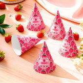 Strawberry First Birthday Celebration パーティーハット