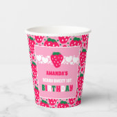 Strawberry First Birthday Celebration 紙コップ (正面)