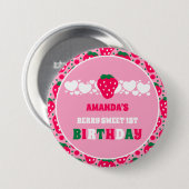 Strawberry First Birthday Celebration 缶バッジ (正面&裏面)