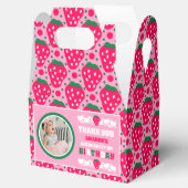 Strawberry First Birthday Celebration Photo フェイバーボックス (オープン)