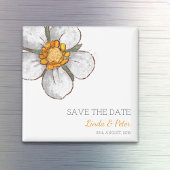 Strawberry Flower Wedding Save the Date マグネット