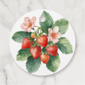 Strawberry Fresh Market Berry Sweet Baby Shower フェイバータグ (裏面)