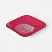 Strawberry Frosting ペーパープレート (傾斜あり)