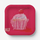 Strawberry Frosting ペーパープレート (正面)