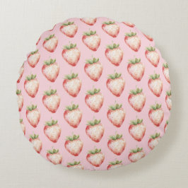 Strawberry Fruit Birthday ラウンドクッション