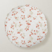 Strawberry Fruit Birthday ラウンドクッション (裏面)