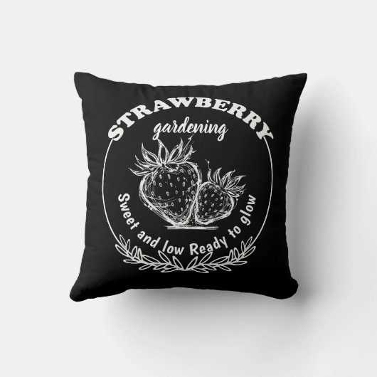strawberry gardening クッション (裏面)