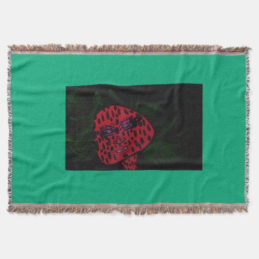 Strawberry Glamour  スローブランケット (正面)