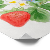 Strawberry Gnome art print ポスター (角)